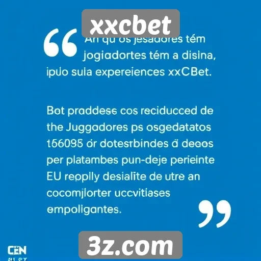 Depoimentos de jogadores sobre a experiência no xxcbet